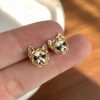 Thug Life Frenchie Stud Earrings - Image 6
