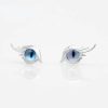 Cat Eye Designed Stud Earrings