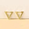 Trendy Triangle Stud Earrings - Image 3