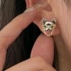 Thug Life Frenchie Stud Earrings - Image 9