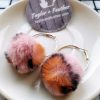 Leopard Pom Pom Hoop Earrings - Image 20