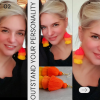 Orange Ombre Tassel Earrings - Image 3