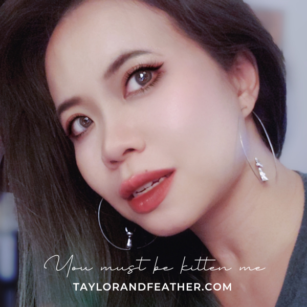 Cat Hoop Earrings - Image 4